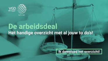 De Arbeidsdeal - Een handig overzicht met alle to do's!